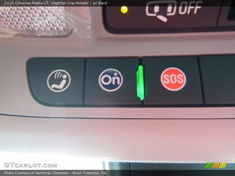 Nightfall Gray Metallic / Jet Black 2016 Chevrolet Malibu LT