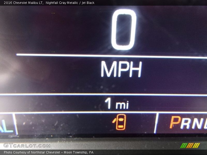 Nightfall Gray Metallic / Jet Black 2016 Chevrolet Malibu LT