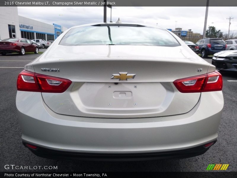 Champagne Silver Metallic / Jet Black 2016 Chevrolet Malibu LT