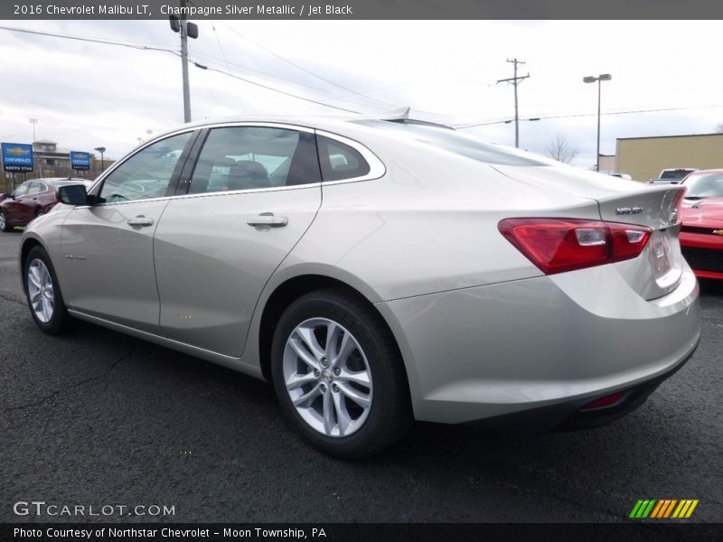 Champagne Silver Metallic / Jet Black 2016 Chevrolet Malibu LT