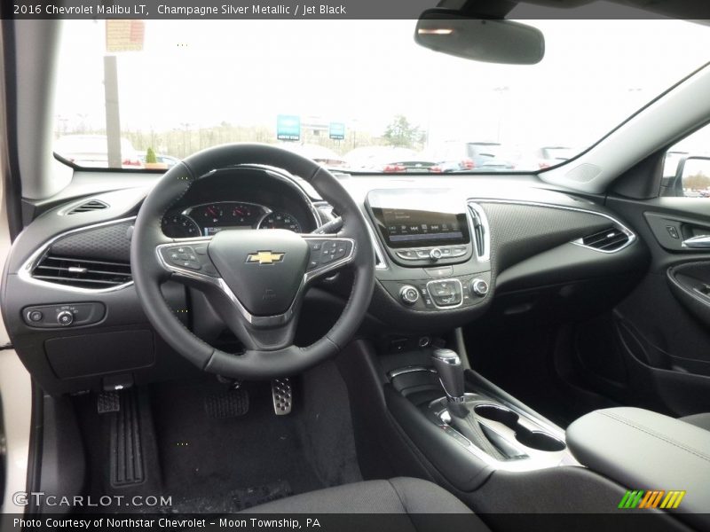 Champagne Silver Metallic / Jet Black 2016 Chevrolet Malibu LT