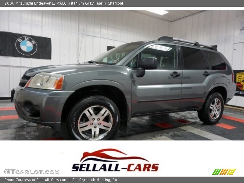 Titanium Gray Pearl / Charcoal 2006 Mitsubishi Endeavor LS AWD
