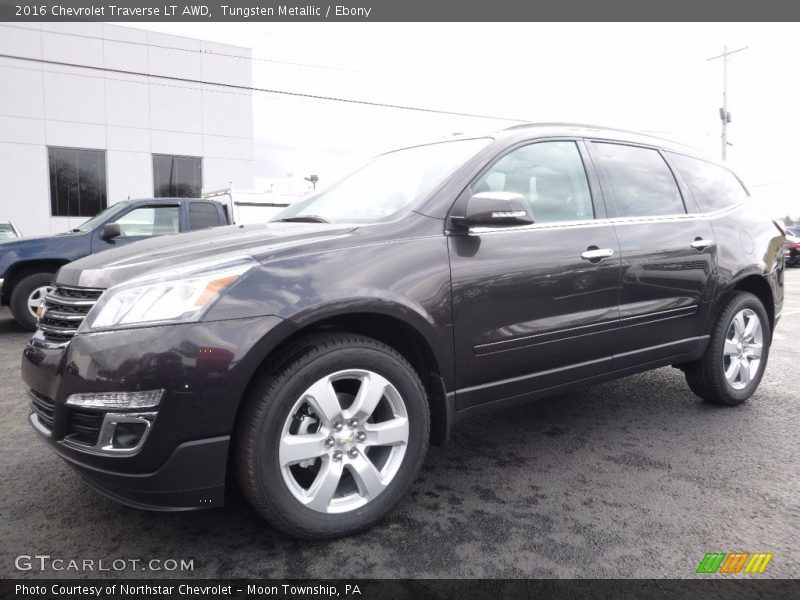 Tungsten Metallic / Ebony 2016 Chevrolet Traverse LT AWD