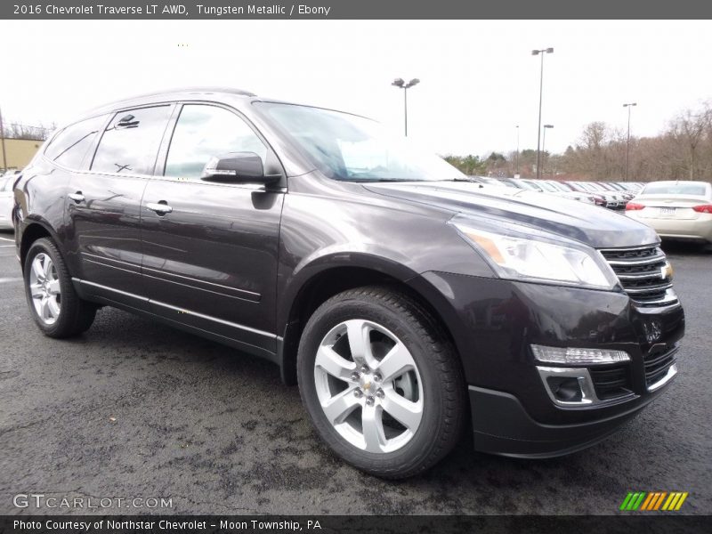 Tungsten Metallic / Ebony 2016 Chevrolet Traverse LT AWD