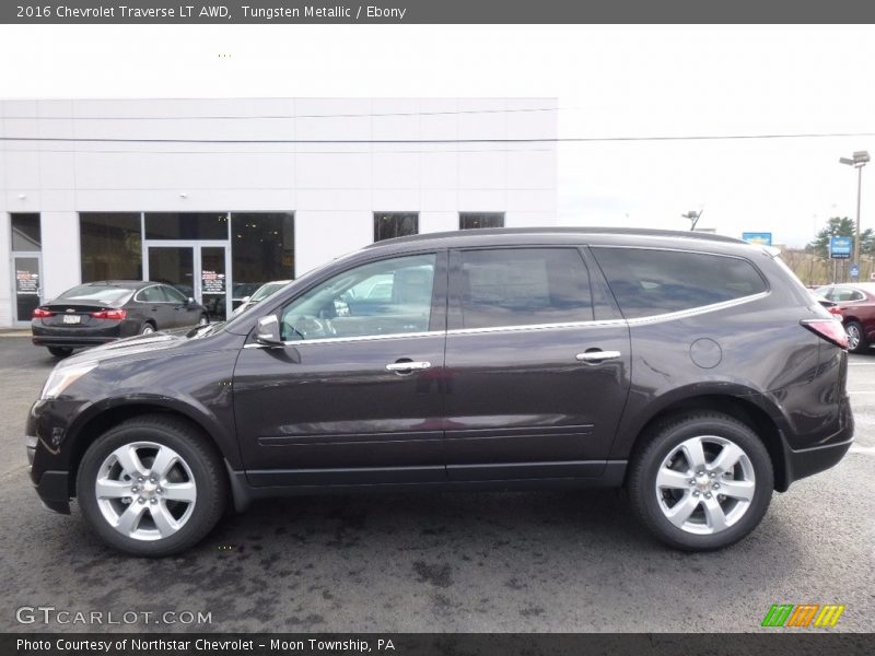 Tungsten Metallic / Ebony 2016 Chevrolet Traverse LT AWD