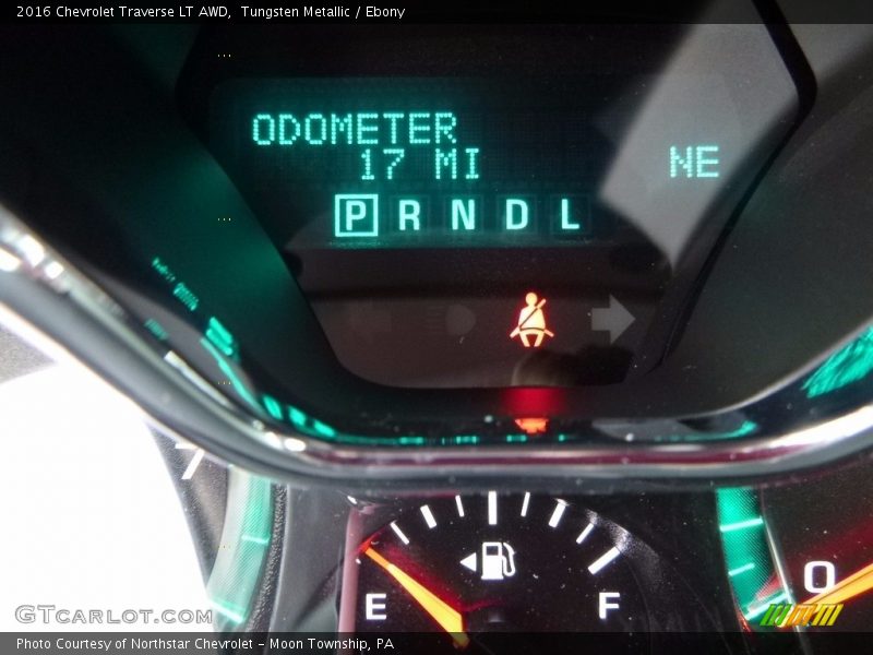 Tungsten Metallic / Ebony 2016 Chevrolet Traverse LT AWD