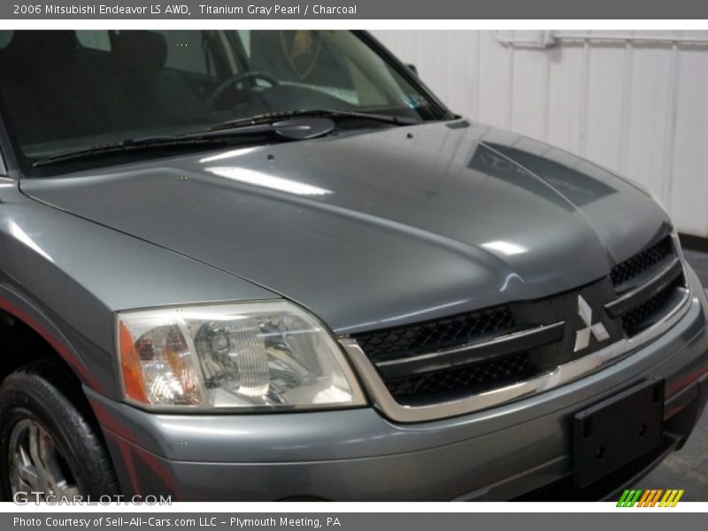Titanium Gray Pearl / Charcoal 2006 Mitsubishi Endeavor LS AWD