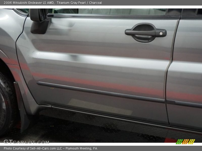 Titanium Gray Pearl / Charcoal 2006 Mitsubishi Endeavor LS AWD