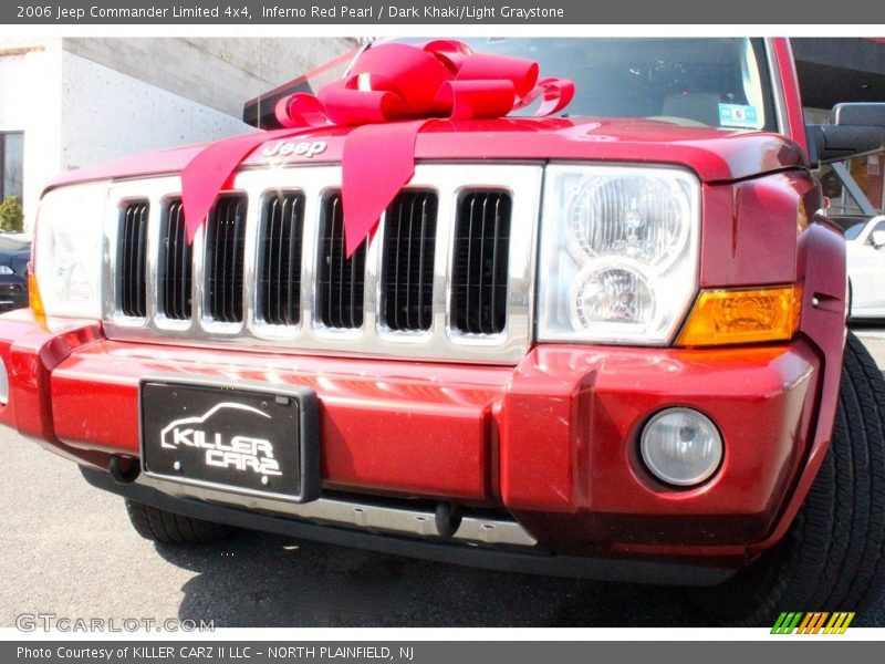 Inferno Red Pearl / Dark Khaki/Light Graystone 2006 Jeep Commander Limited 4x4