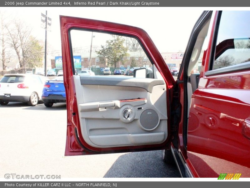 Inferno Red Pearl / Dark Khaki/Light Graystone 2006 Jeep Commander Limited 4x4