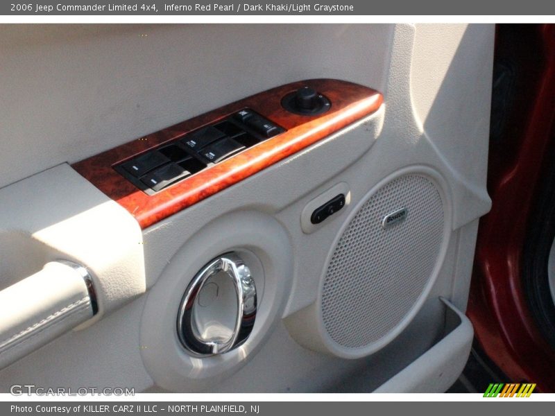 Inferno Red Pearl / Dark Khaki/Light Graystone 2006 Jeep Commander Limited 4x4