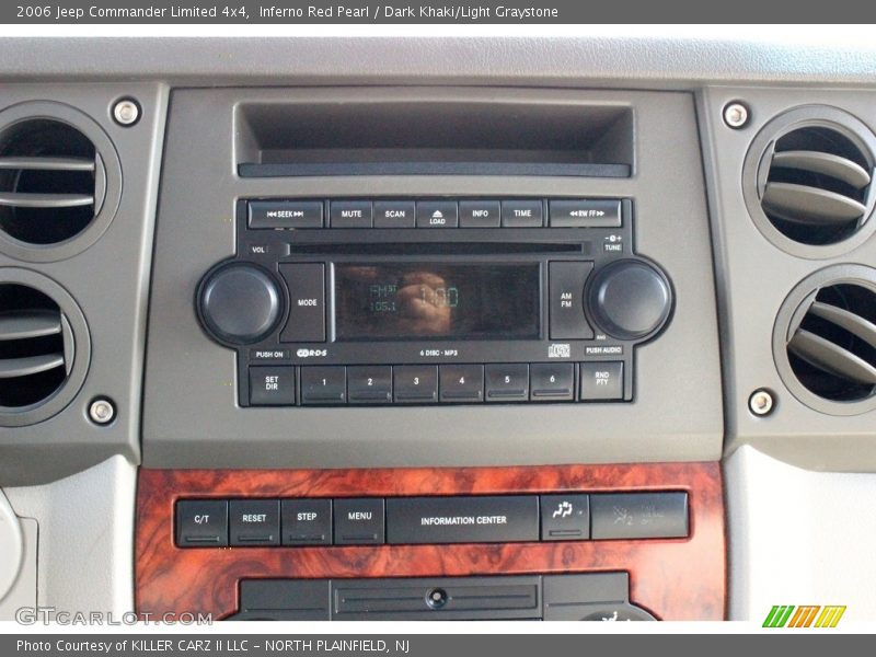 Inferno Red Pearl / Dark Khaki/Light Graystone 2006 Jeep Commander Limited 4x4