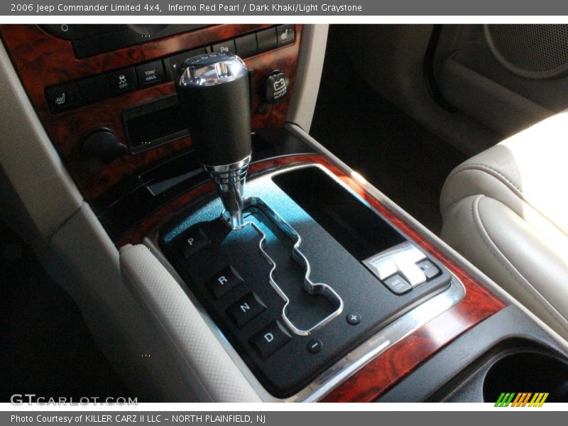 Inferno Red Pearl / Dark Khaki/Light Graystone 2006 Jeep Commander Limited 4x4