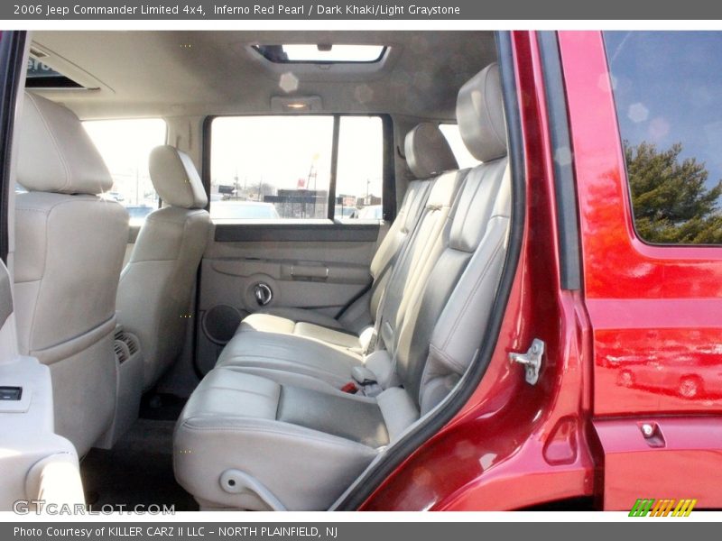 Inferno Red Pearl / Dark Khaki/Light Graystone 2006 Jeep Commander Limited 4x4