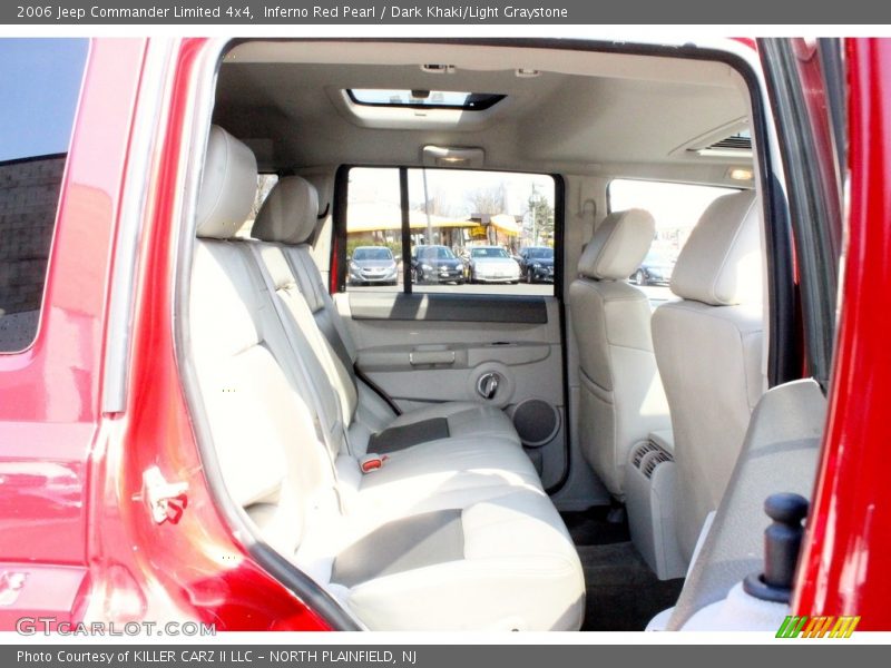 Inferno Red Pearl / Dark Khaki/Light Graystone 2006 Jeep Commander Limited 4x4