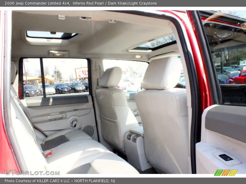 Inferno Red Pearl / Dark Khaki/Light Graystone 2006 Jeep Commander Limited 4x4