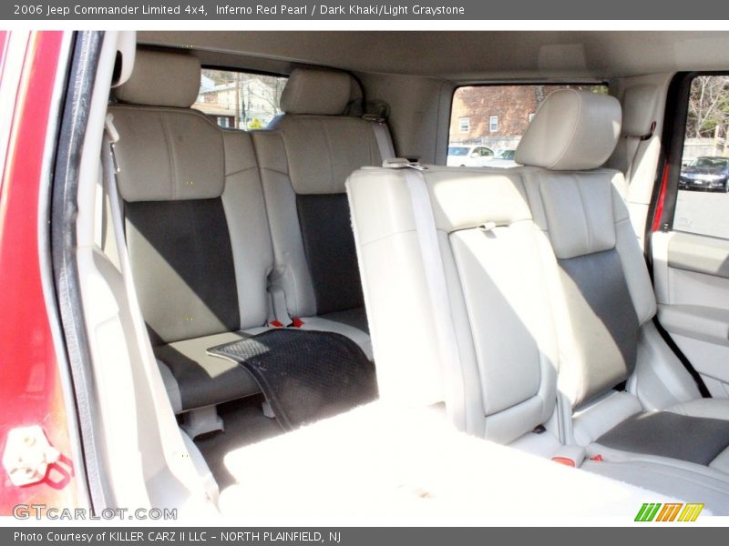 Inferno Red Pearl / Dark Khaki/Light Graystone 2006 Jeep Commander Limited 4x4