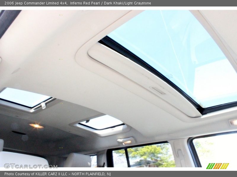 Inferno Red Pearl / Dark Khaki/Light Graystone 2006 Jeep Commander Limited 4x4