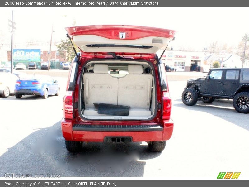 Inferno Red Pearl / Dark Khaki/Light Graystone 2006 Jeep Commander Limited 4x4