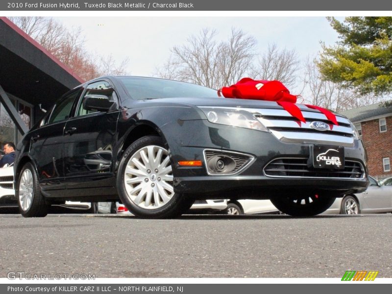 Tuxedo Black Metallic / Charcoal Black 2010 Ford Fusion Hybrid