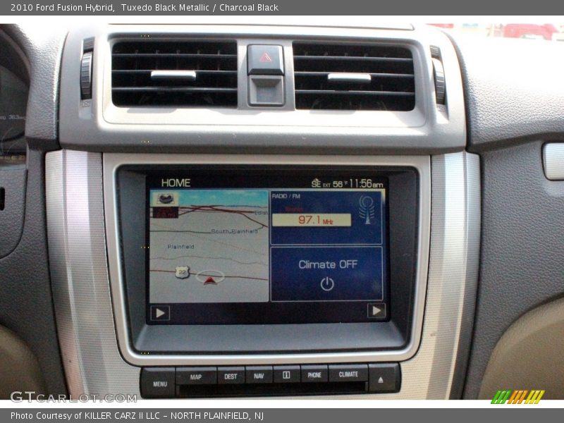 Tuxedo Black Metallic / Charcoal Black 2010 Ford Fusion Hybrid