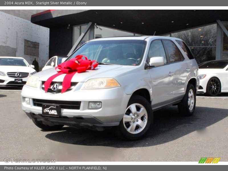 Starlight Silver Metallic / Ebony 2004 Acura MDX