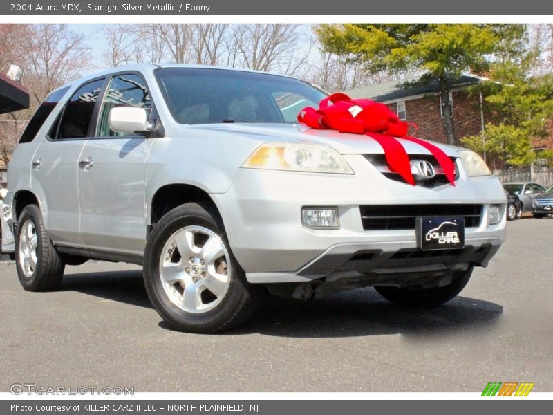 Starlight Silver Metallic / Ebony 2004 Acura MDX