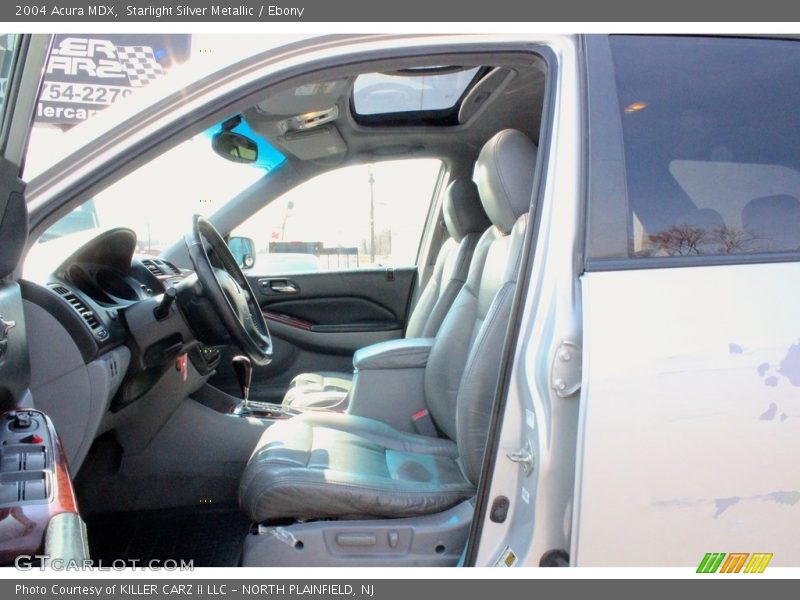 Starlight Silver Metallic / Ebony 2004 Acura MDX