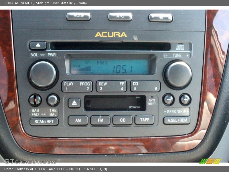 Starlight Silver Metallic / Ebony 2004 Acura MDX