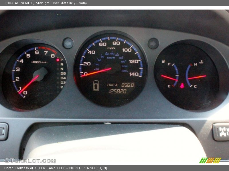 Starlight Silver Metallic / Ebony 2004 Acura MDX