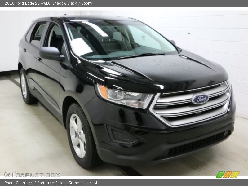 Shadow Black / Ebony 2016 Ford Edge SE AWD