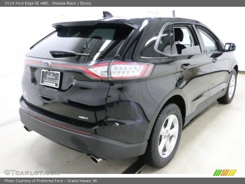 Shadow Black / Ebony 2016 Ford Edge SE AWD