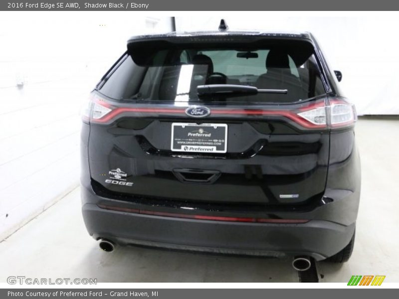 Shadow Black / Ebony 2016 Ford Edge SE AWD