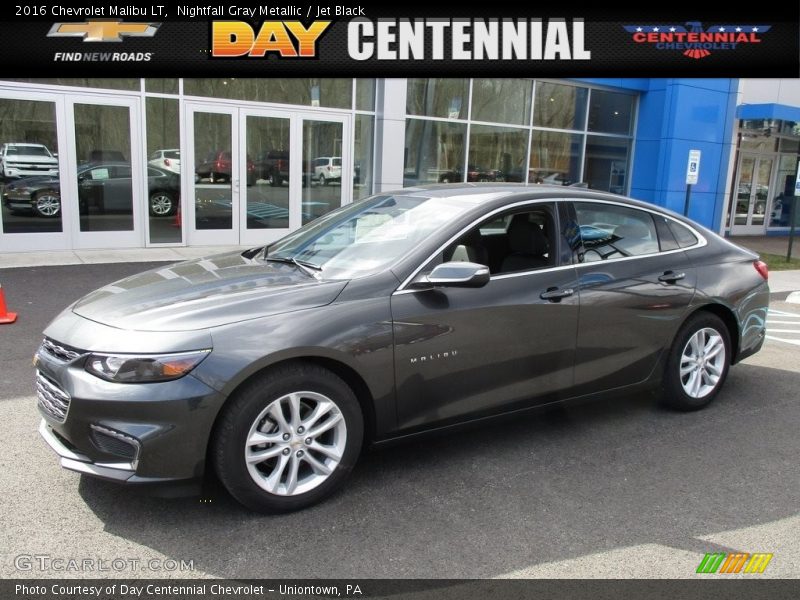 Nightfall Gray Metallic / Jet Black 2016 Chevrolet Malibu LT