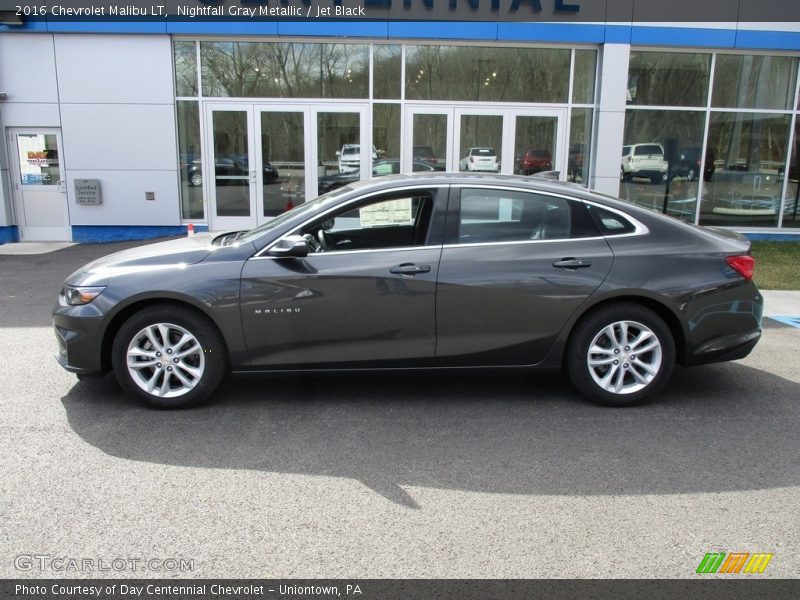 Nightfall Gray Metallic / Jet Black 2016 Chevrolet Malibu LT