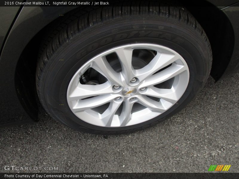 Nightfall Gray Metallic / Jet Black 2016 Chevrolet Malibu LT