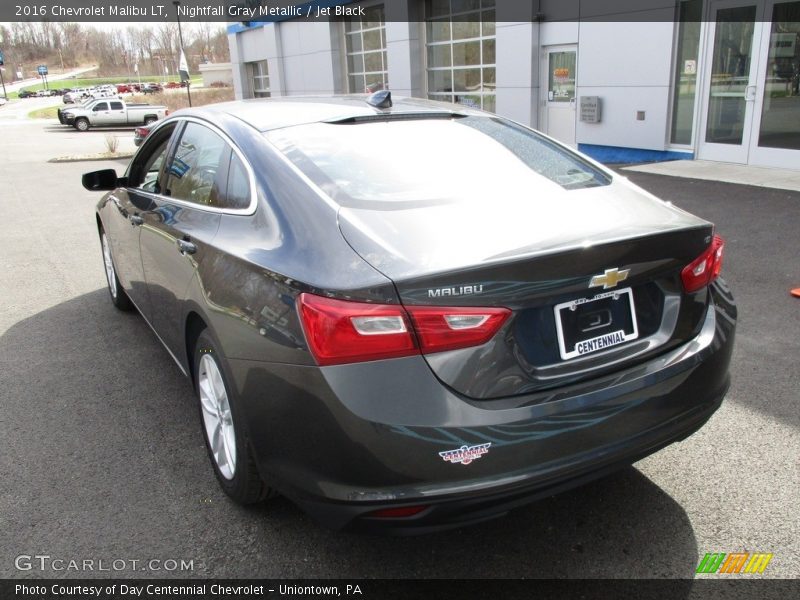 Nightfall Gray Metallic / Jet Black 2016 Chevrolet Malibu LT