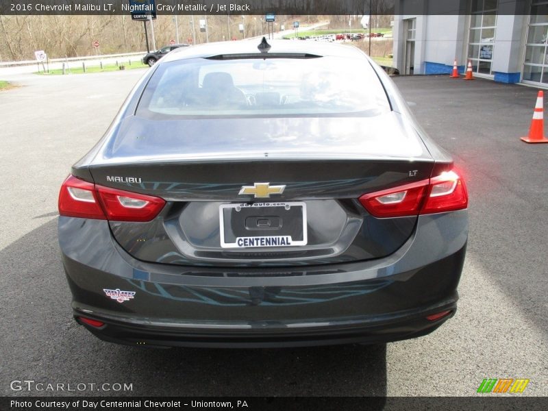 Nightfall Gray Metallic / Jet Black 2016 Chevrolet Malibu LT