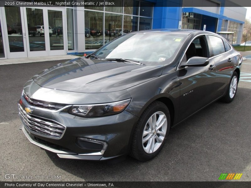 Nightfall Gray Metallic / Jet Black 2016 Chevrolet Malibu LT