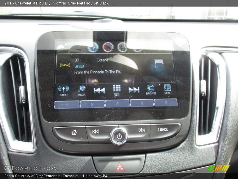Nightfall Gray Metallic / Jet Black 2016 Chevrolet Malibu LT