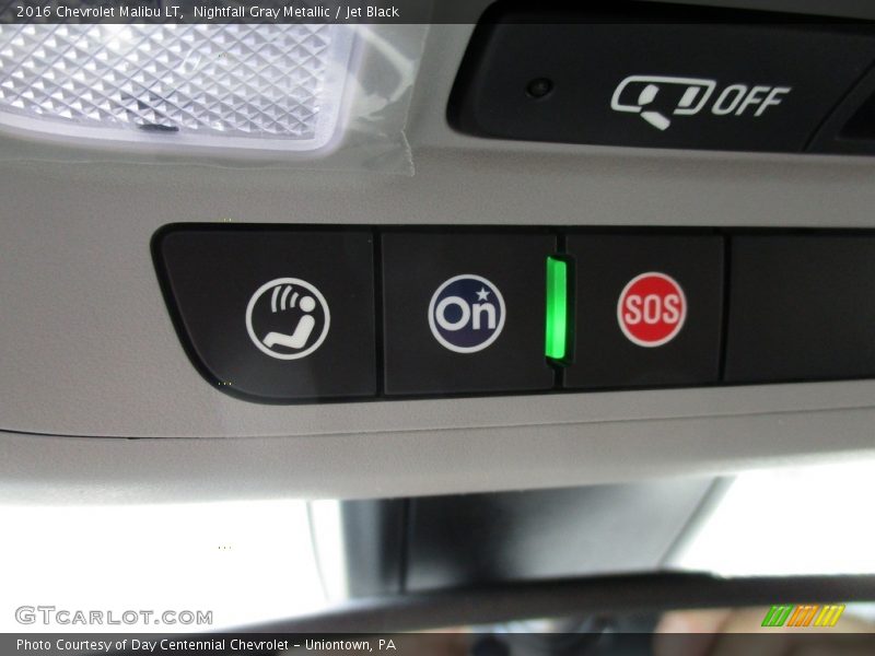 Nightfall Gray Metallic / Jet Black 2016 Chevrolet Malibu LT