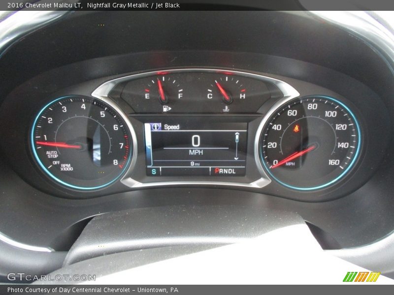 Nightfall Gray Metallic / Jet Black 2016 Chevrolet Malibu LT