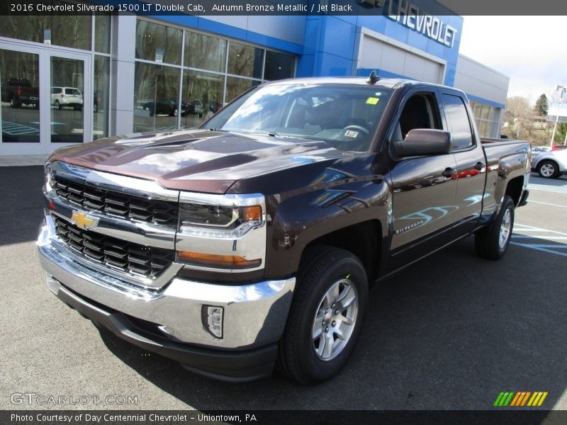 Autumn Bronze Metallic / Jet Black 2016 Chevrolet Silverado 1500 LT Double Cab