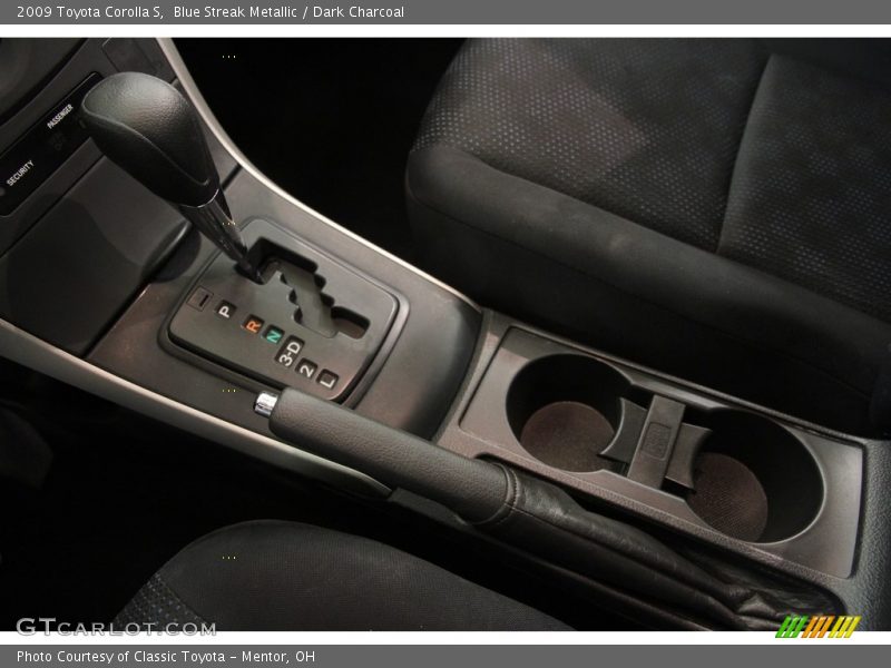 Blue Streak Metallic / Dark Charcoal 2009 Toyota Corolla S