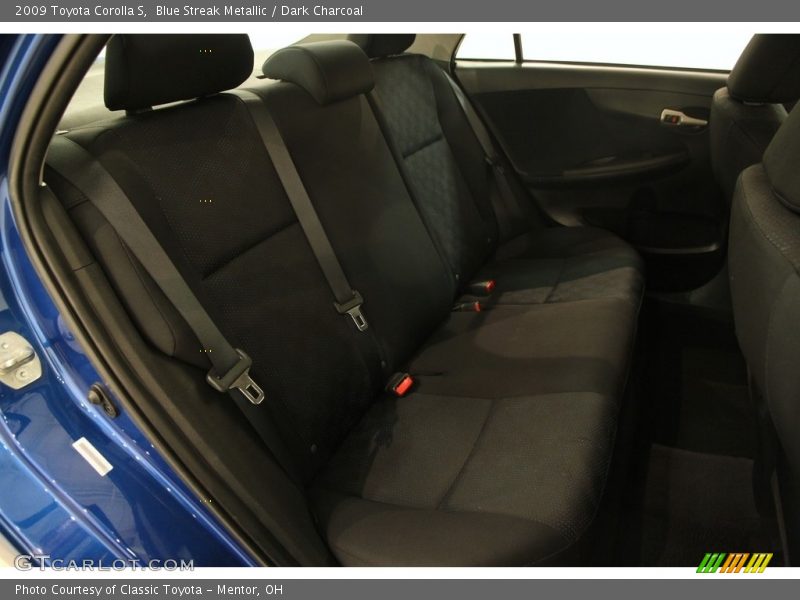Blue Streak Metallic / Dark Charcoal 2009 Toyota Corolla S
