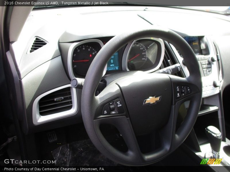 Tungsten Metallic / Jet Black 2016 Chevrolet Equinox LS AWD