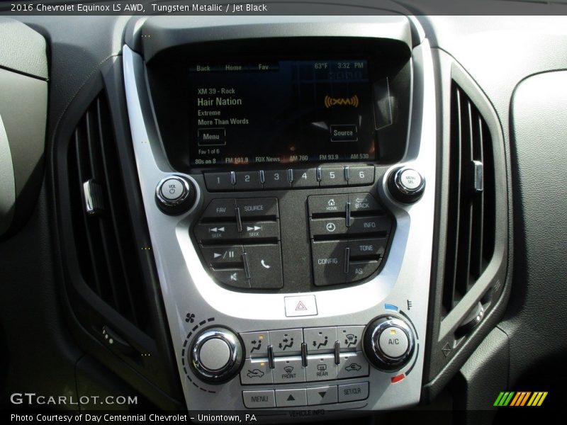 Tungsten Metallic / Jet Black 2016 Chevrolet Equinox LS AWD