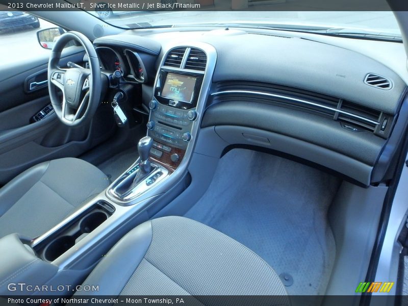 Silver Ice Metallic / Jet Black/Titanium 2013 Chevrolet Malibu LT