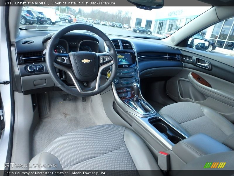 Silver Ice Metallic / Jet Black/Titanium 2013 Chevrolet Malibu LT