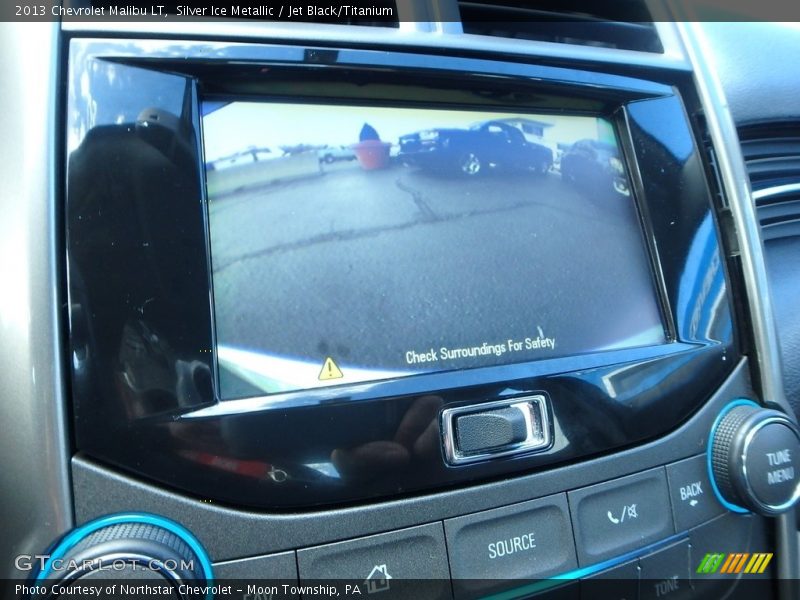 Silver Ice Metallic / Jet Black/Titanium 2013 Chevrolet Malibu LT